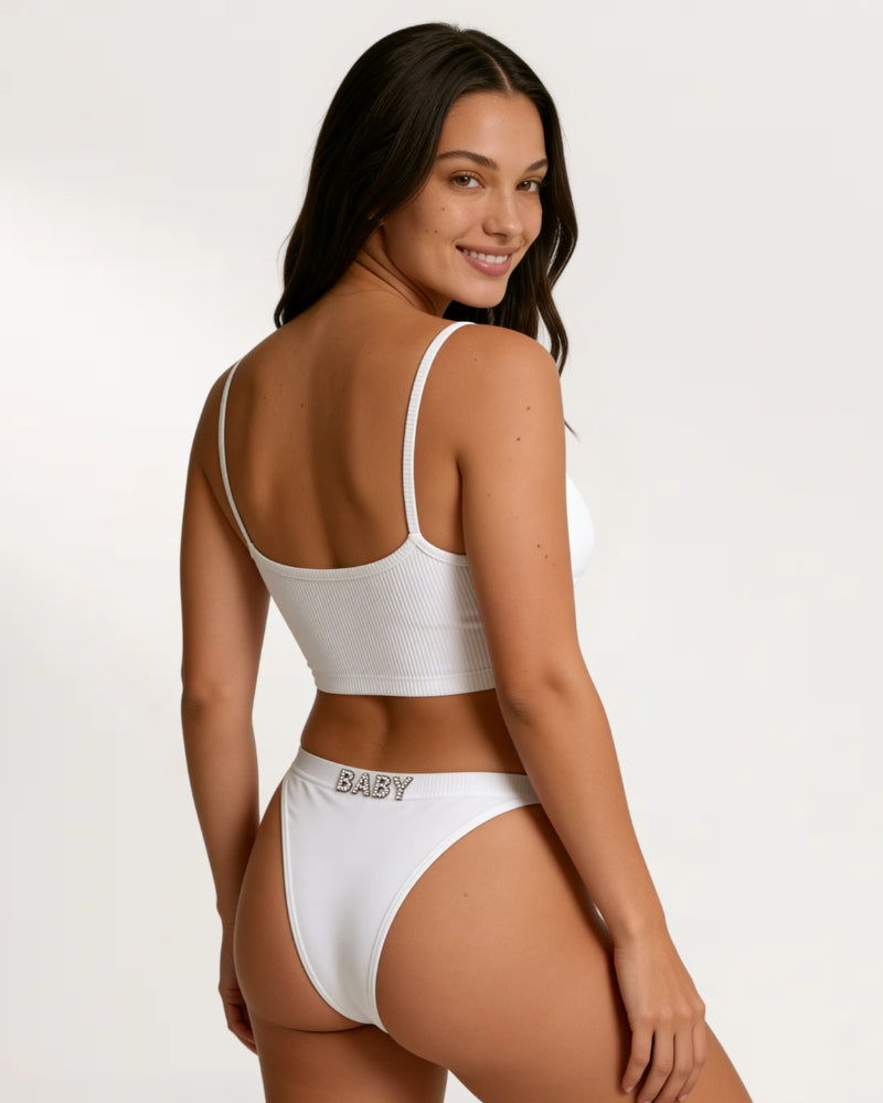 Personalized seamless panties with custom name – flawluxe